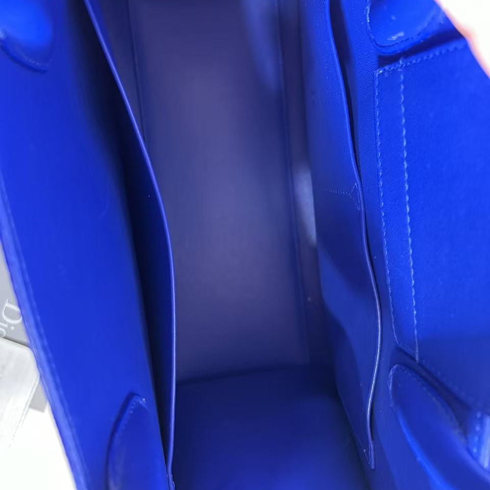 Christian Dior Bullcalf Medium Diorever Flap Yves Klein Blue