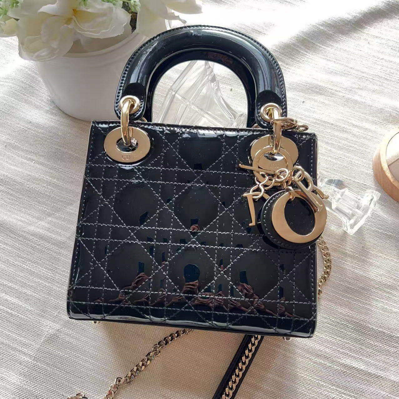 Christian Dior Cannage Lady Dior Mini 2019