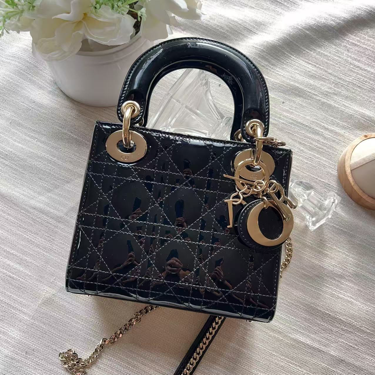 Christian Dior Cannage Lady Dior Mini 2019