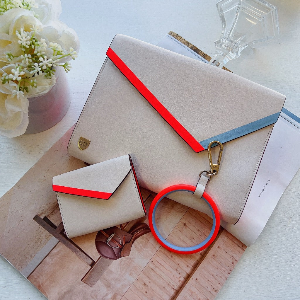 Dior White Dior Explorer Croisier Clutch
