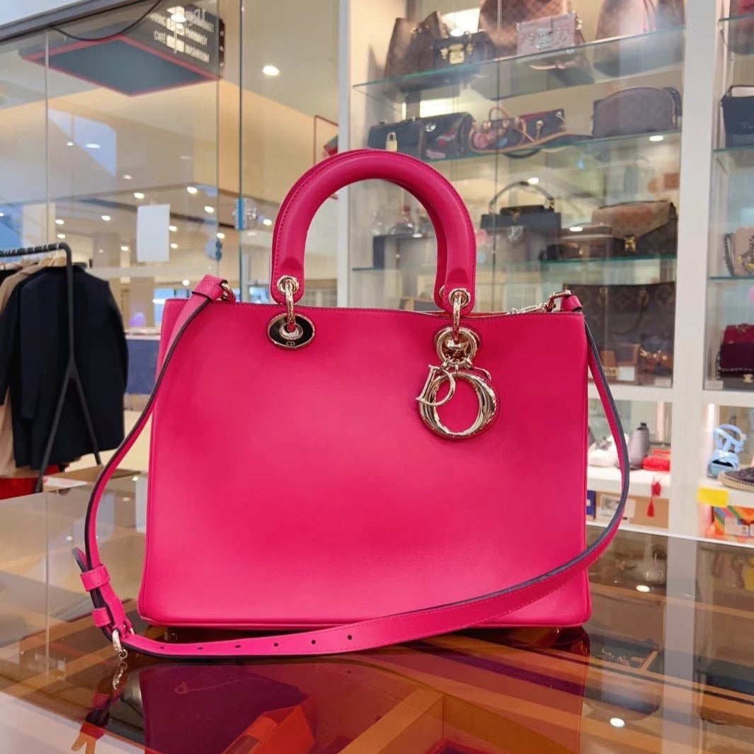 Dior Diorissimo Tote Pink Small