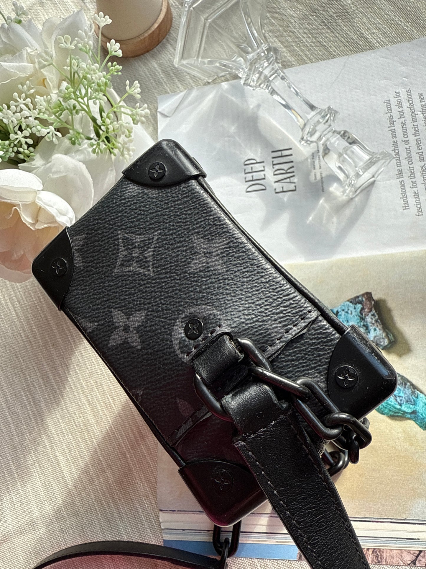 LOUIS VUITTON Monogram Eclipse Mini Soft Trunk 2021