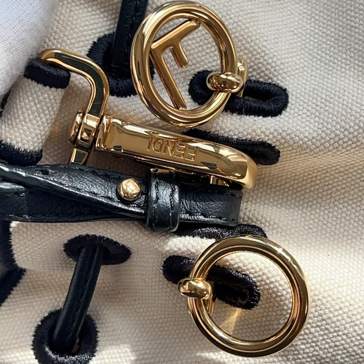 Fendi Mon Trésor cloth crossbody bag