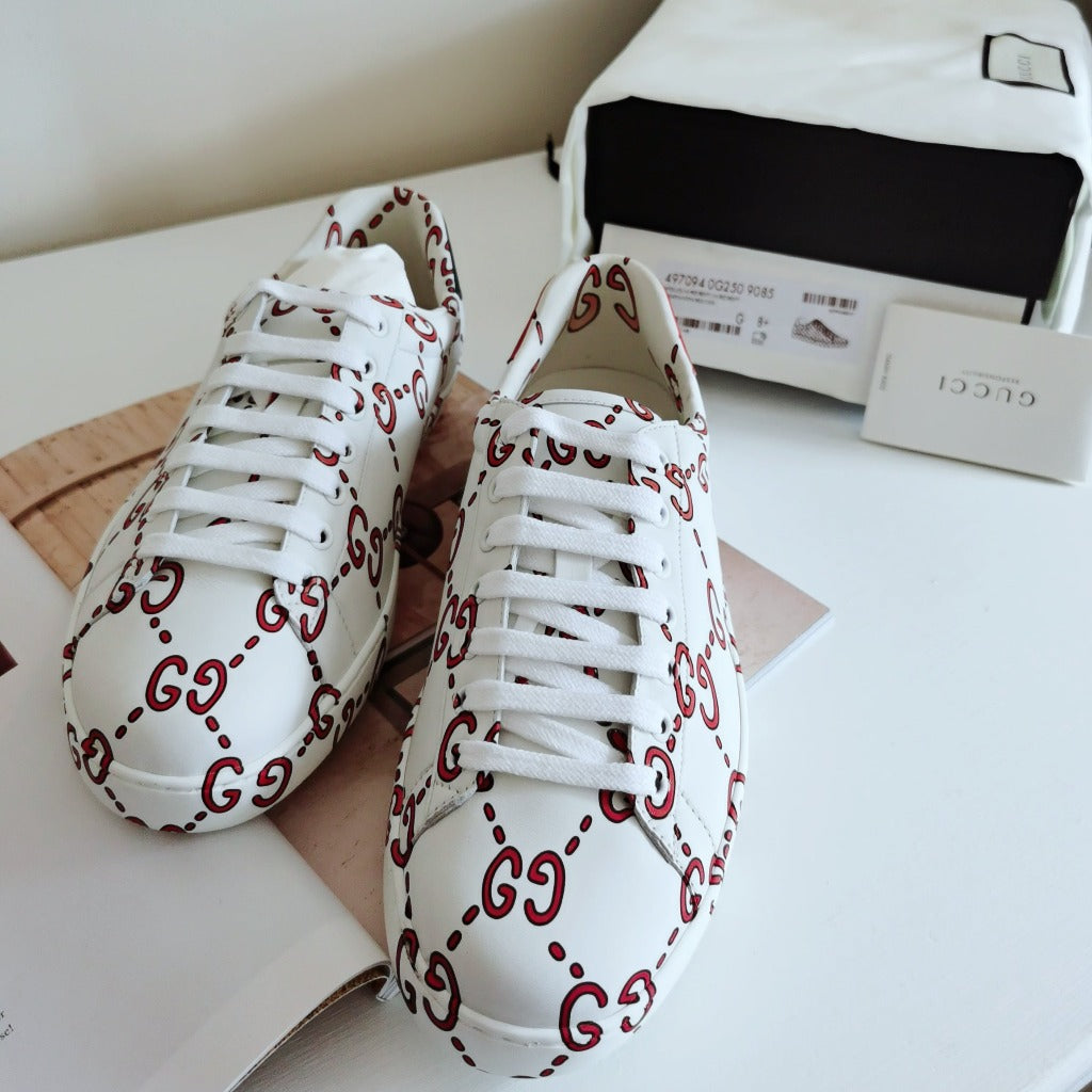 Gucci print sneakers on sale