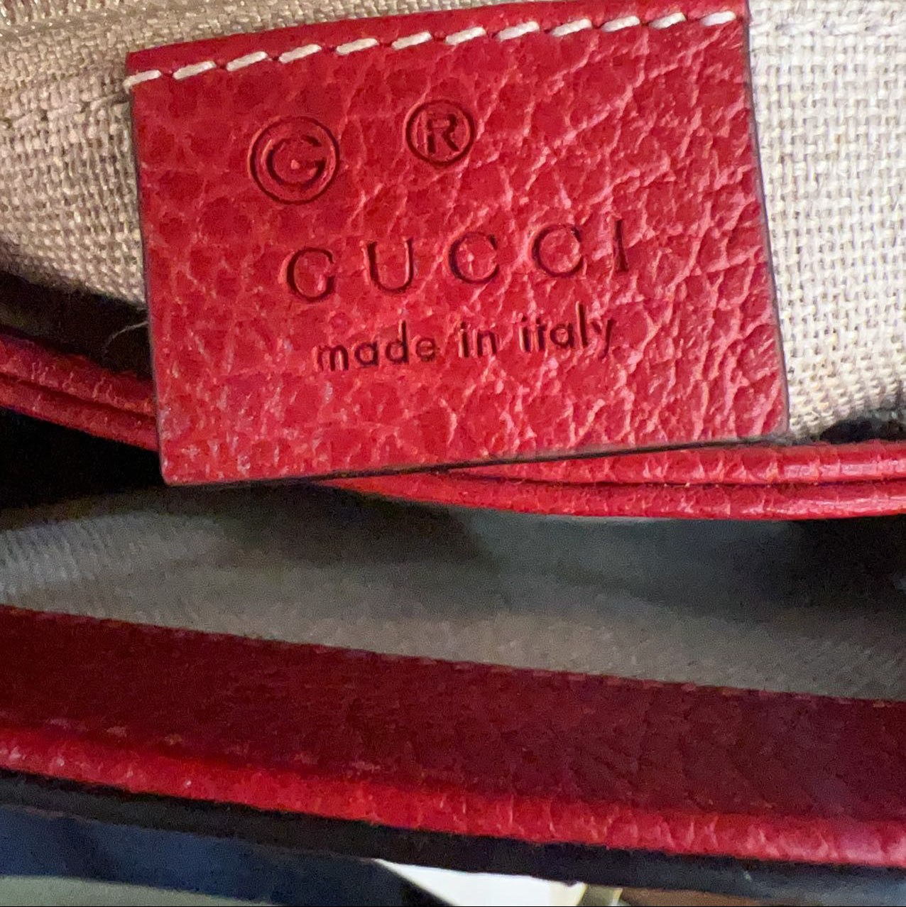 Gucci Dollar Calfskin Interlocking G Top Handle Shoulder Bag