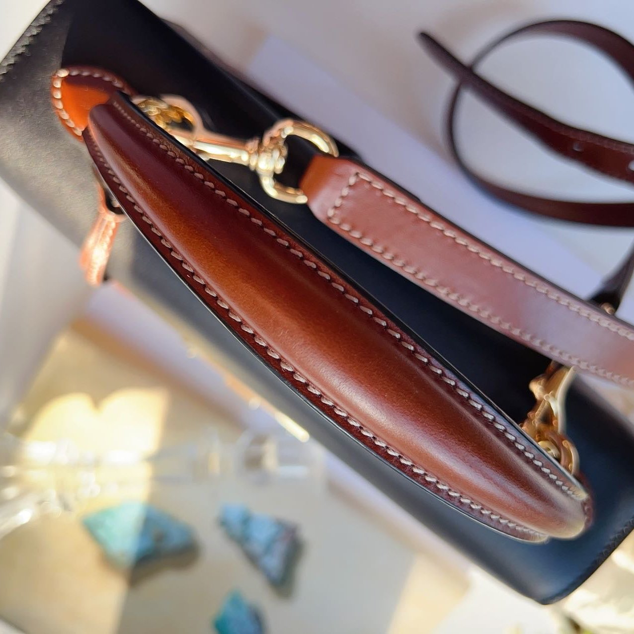 Gucci GG Supreme Monogram Calfskin Small Padlock Bag