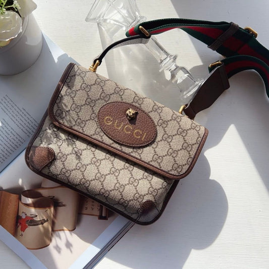 Gucci GG Supreme Small Neo Vintage Messneger Bag
