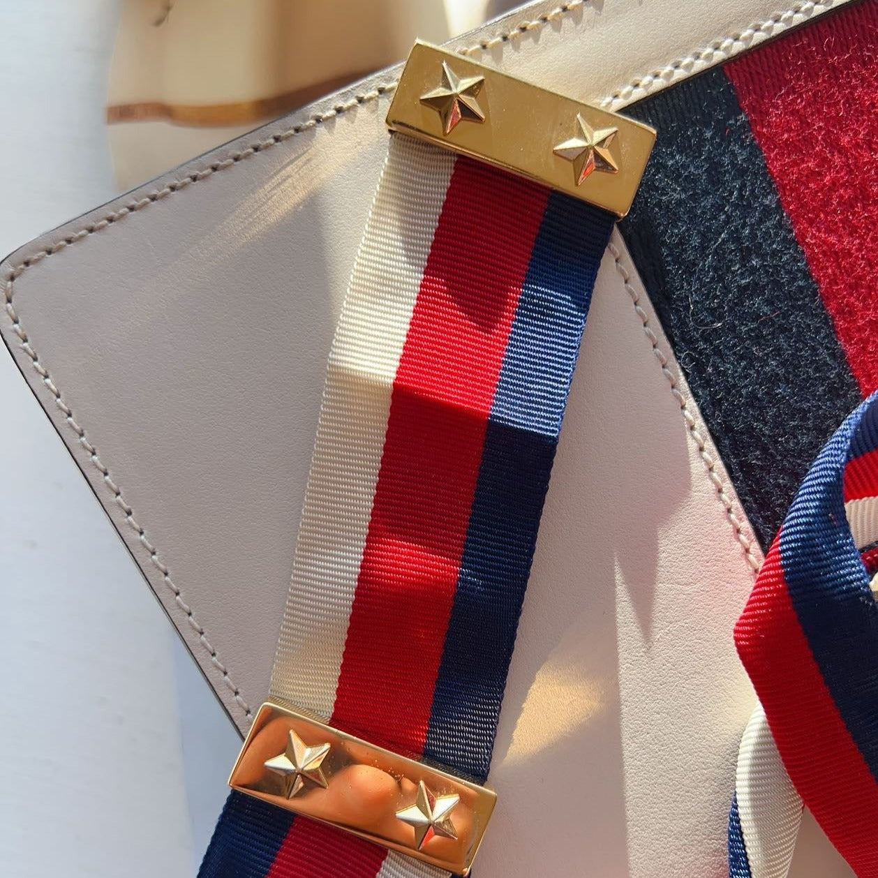 Gucci Small Sylvie Shoulder Bag White