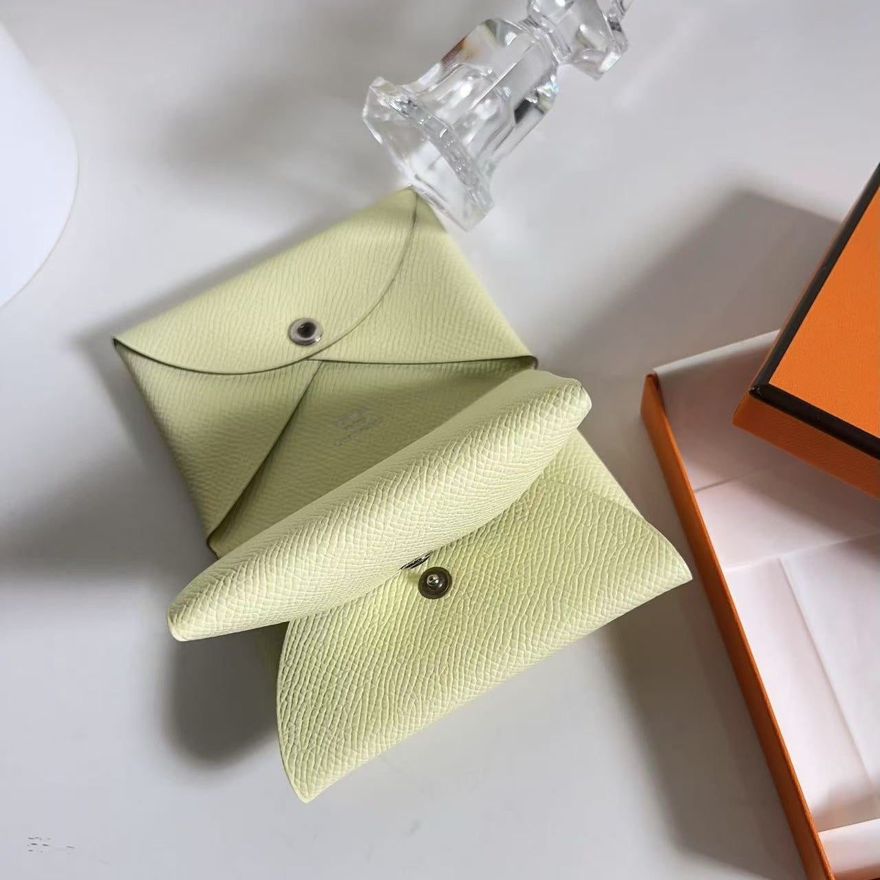 Hermes Calvi Duo Compact Verso Card Holder