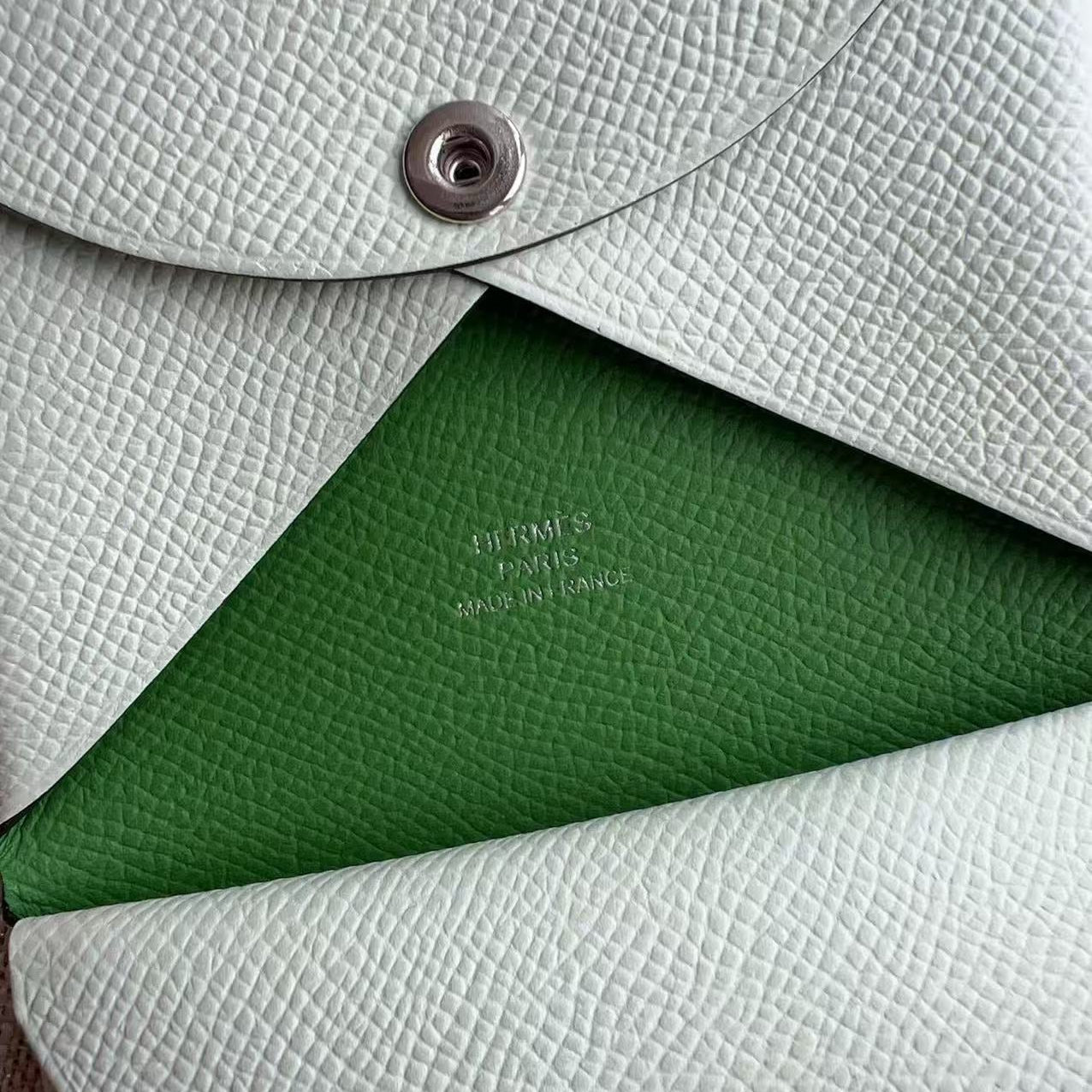 Hermes Calvi Duo Compact Verso Card Holder