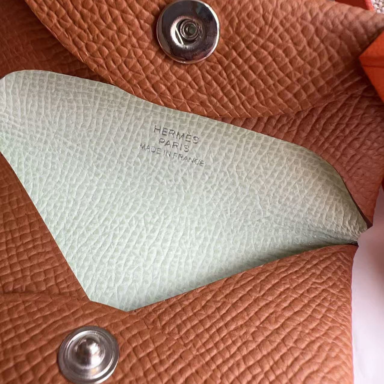 Hermes Epsom Bastia Coin Purse Gold