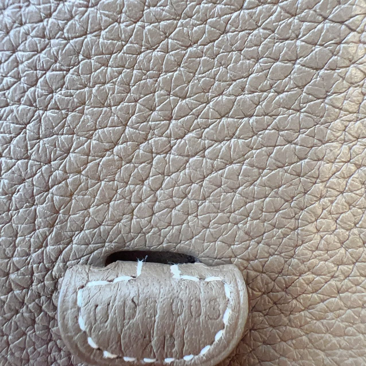 Hermes Étoupe Clemence Mini Evelyne TPM 16 Palladium Hardware