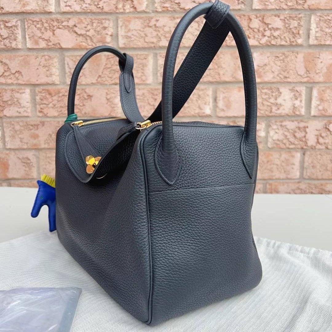 Hermes Lindy 30 Noir Clemence 2017
