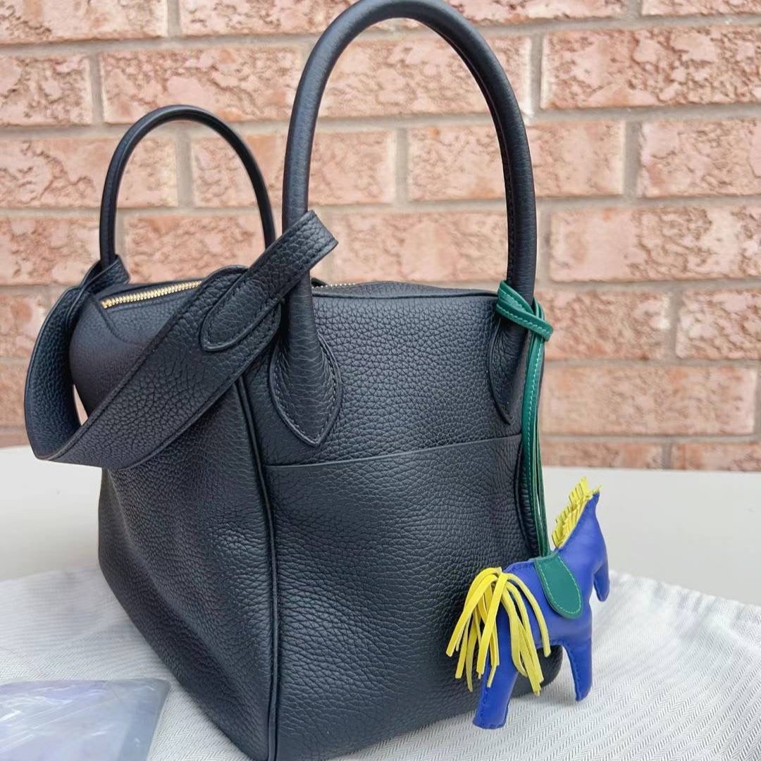 Hermes Lindy 30 Noir Clemence 2017