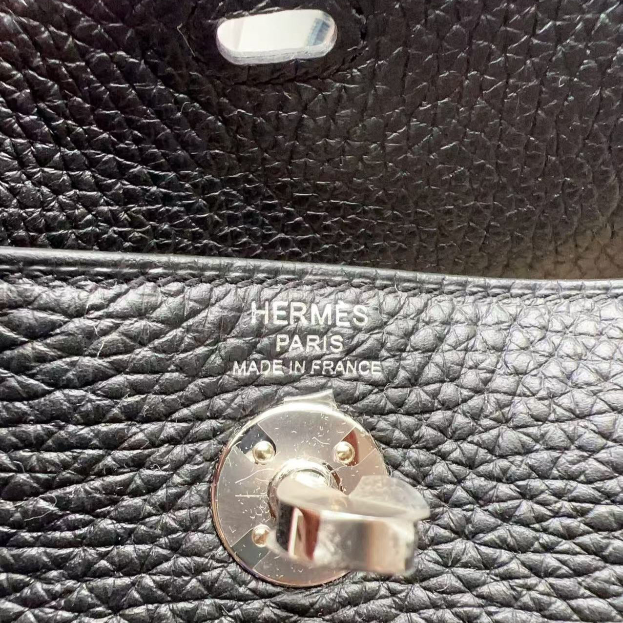 Hermes Mini Lindy20 2024 Clemence Black New