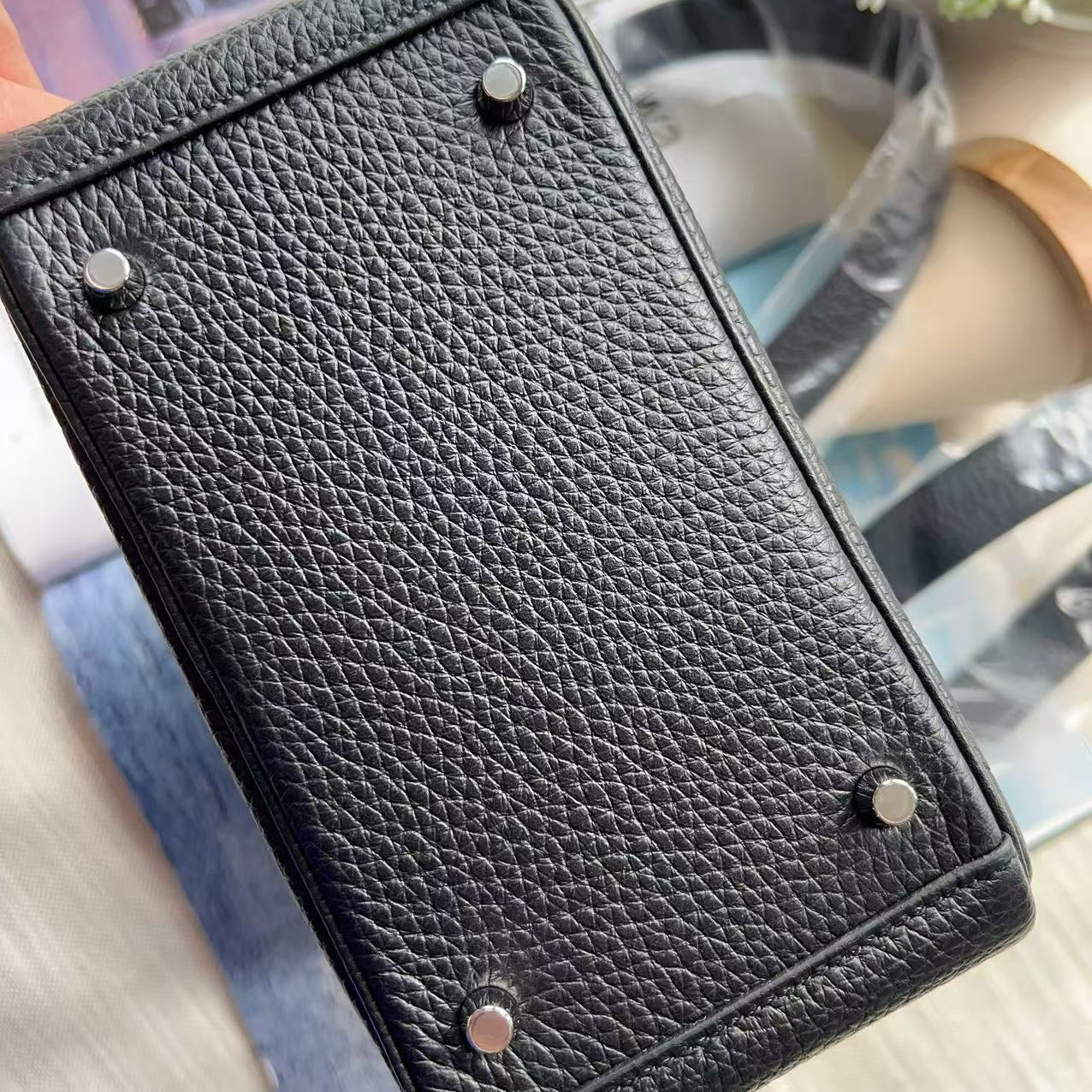 Hermes Mini Lindy20 2024 Clemence Black New
