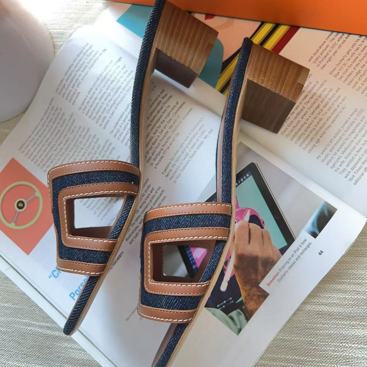 Hermes Oran Sandal Size38 Gold