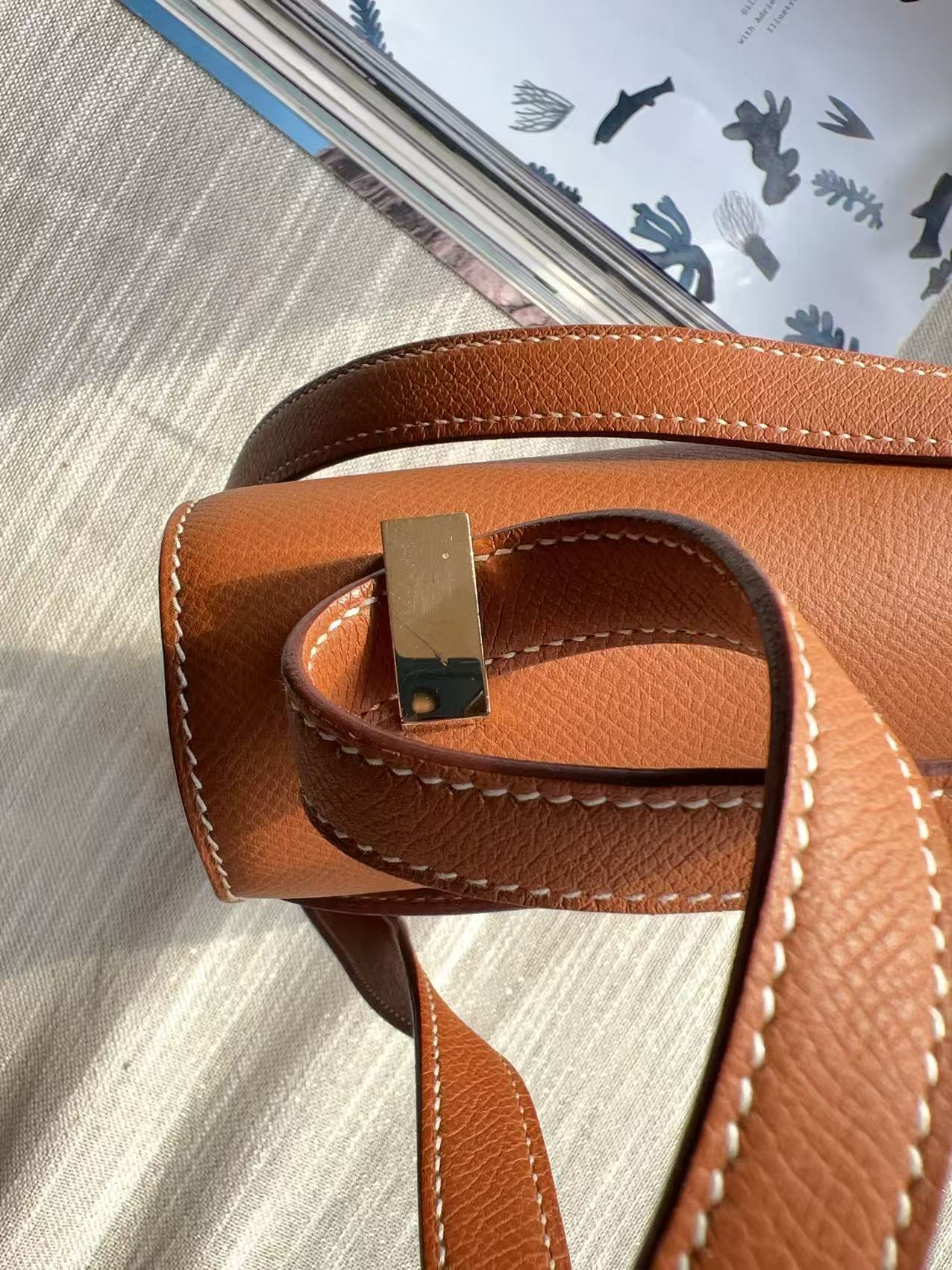 Hermes Verrou leather mini handbag