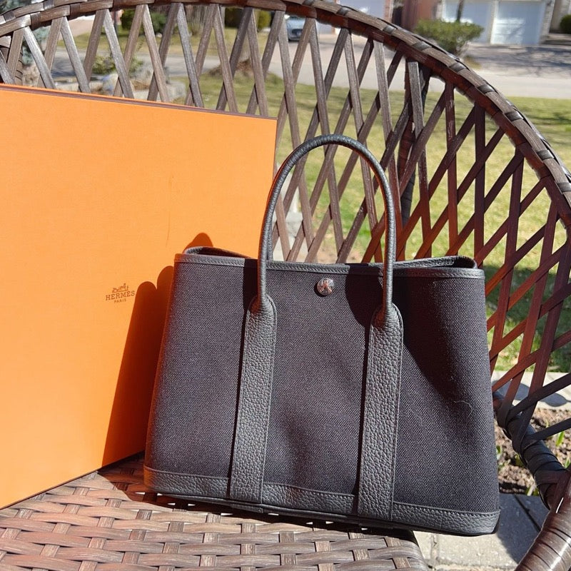 Hermes Toile & Negonda Garden Party30 Dark Grey