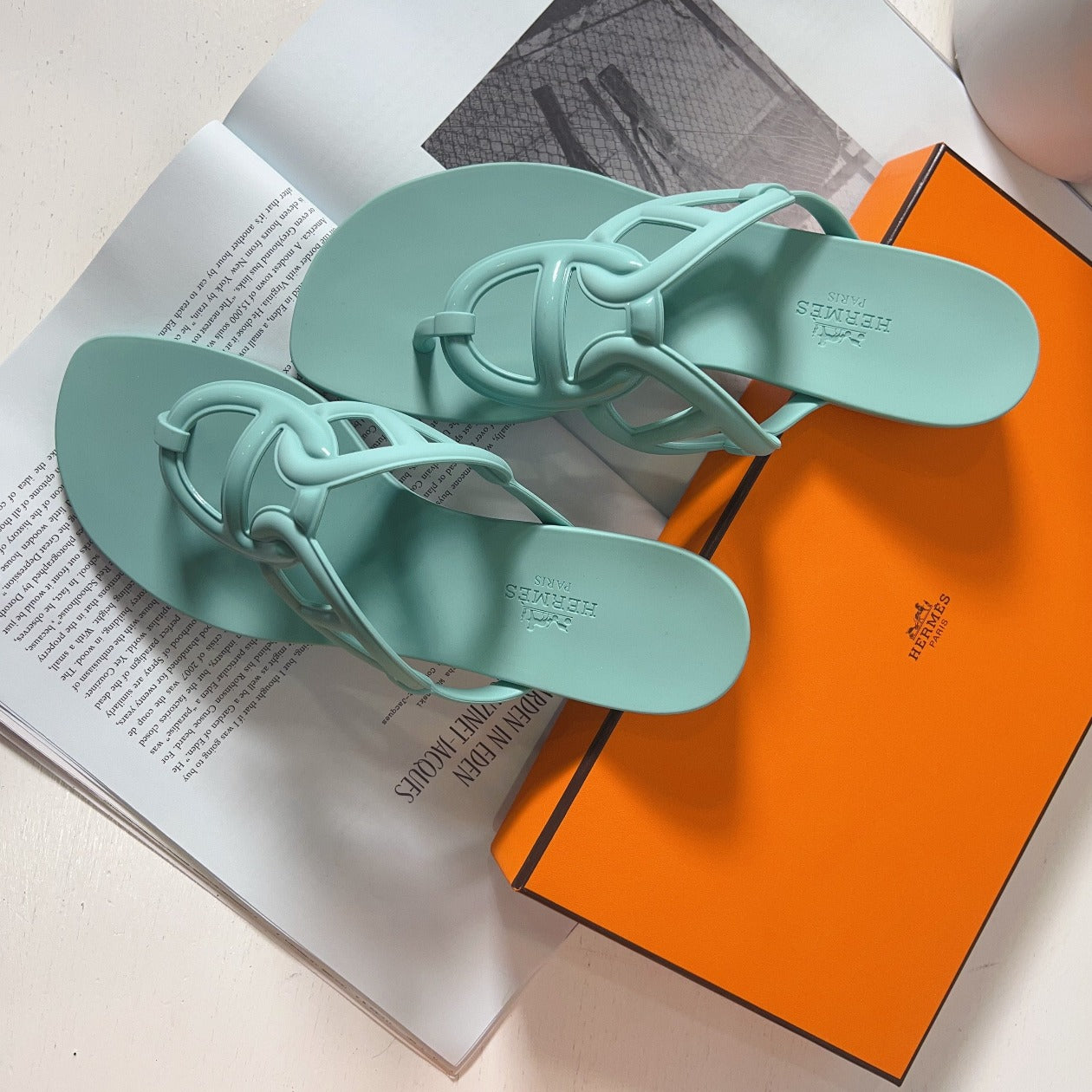 Hermes Egerie Sandals Beach