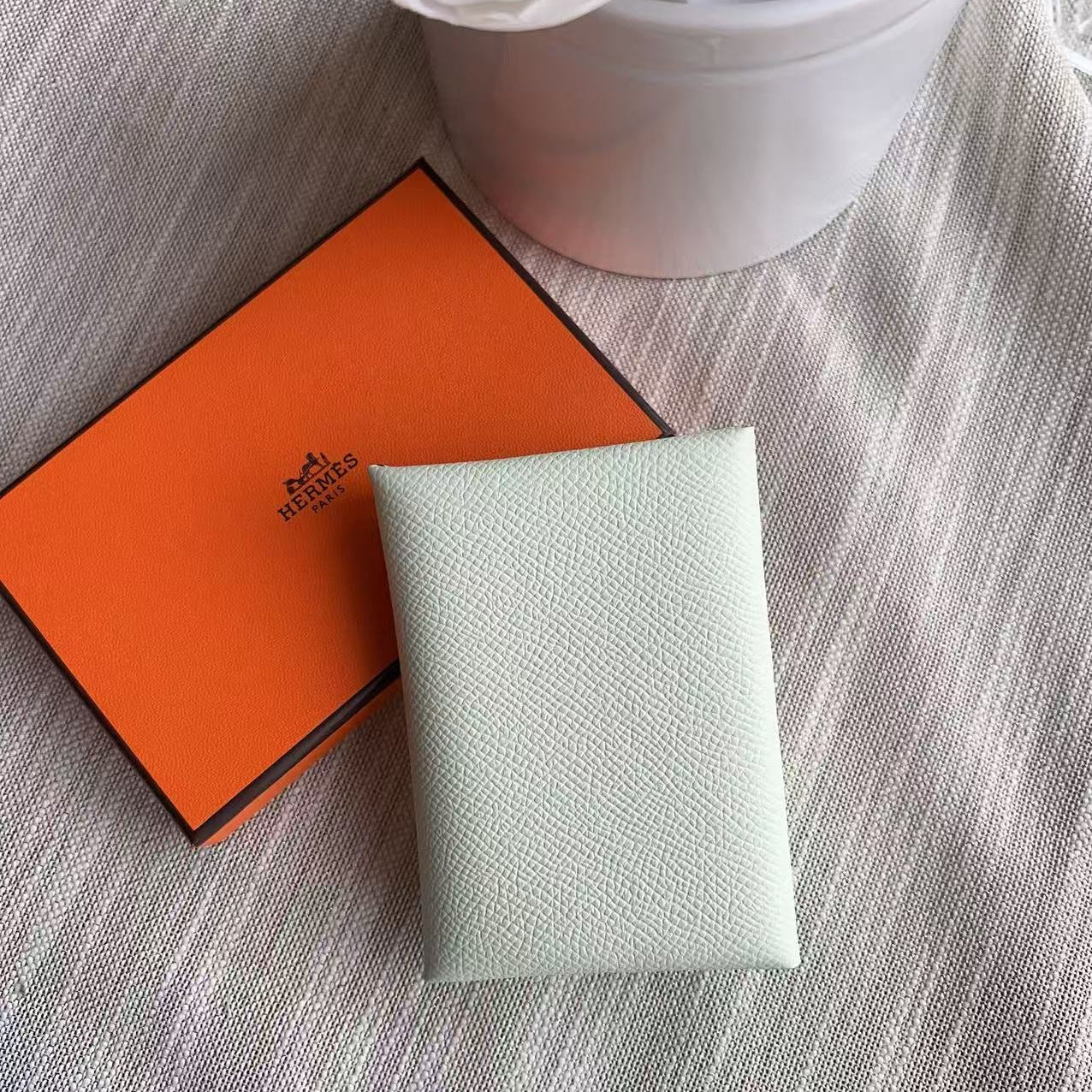 Hermes Calvi Duo Compact Verso Card Holder
