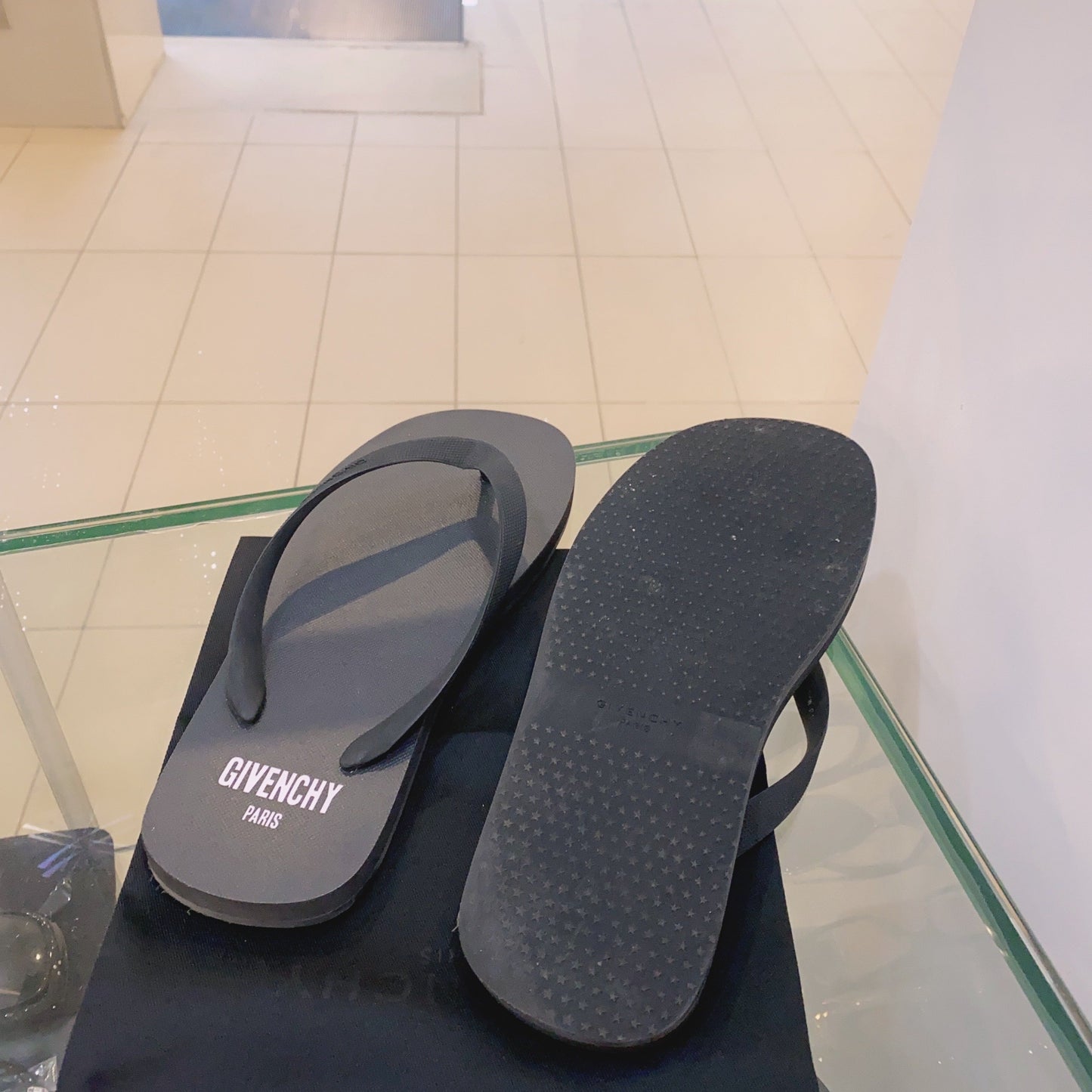 Givenchy Rubber Flip Flops