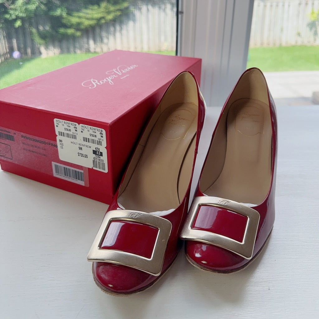 Roger Vivier Patent Leather Pumps