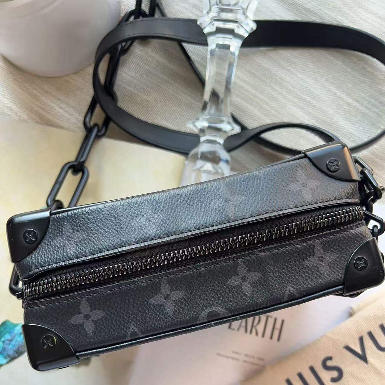 LOUIS VUITTON Monogram Eclipse Mini Soft Trunk 2021