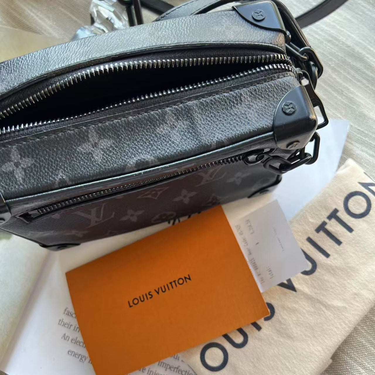 LOUIS VUITTON Monogram Eclipse Mini Soft Trunk 2021