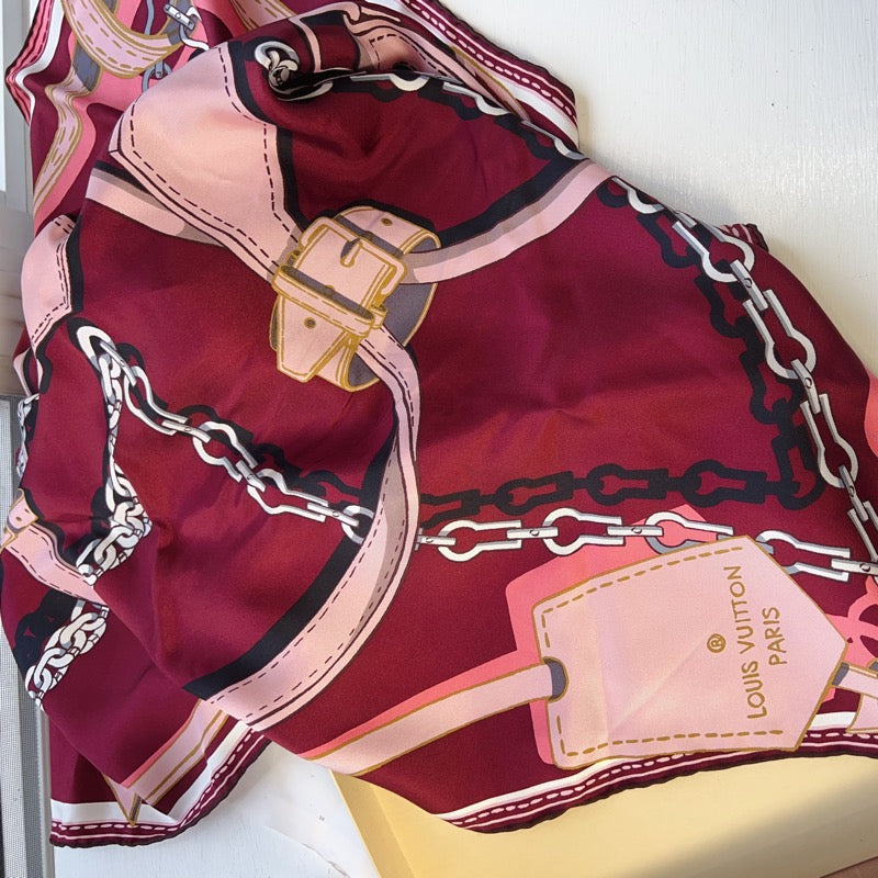 Louis Vuitton Silk Scarf Square 90