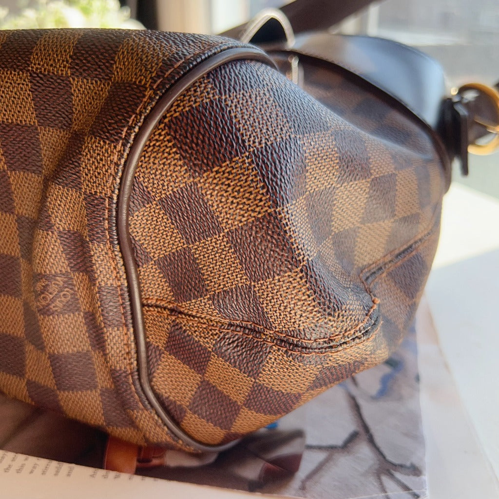 Louis Vuitton Damier Ebene Sistina PM Bag