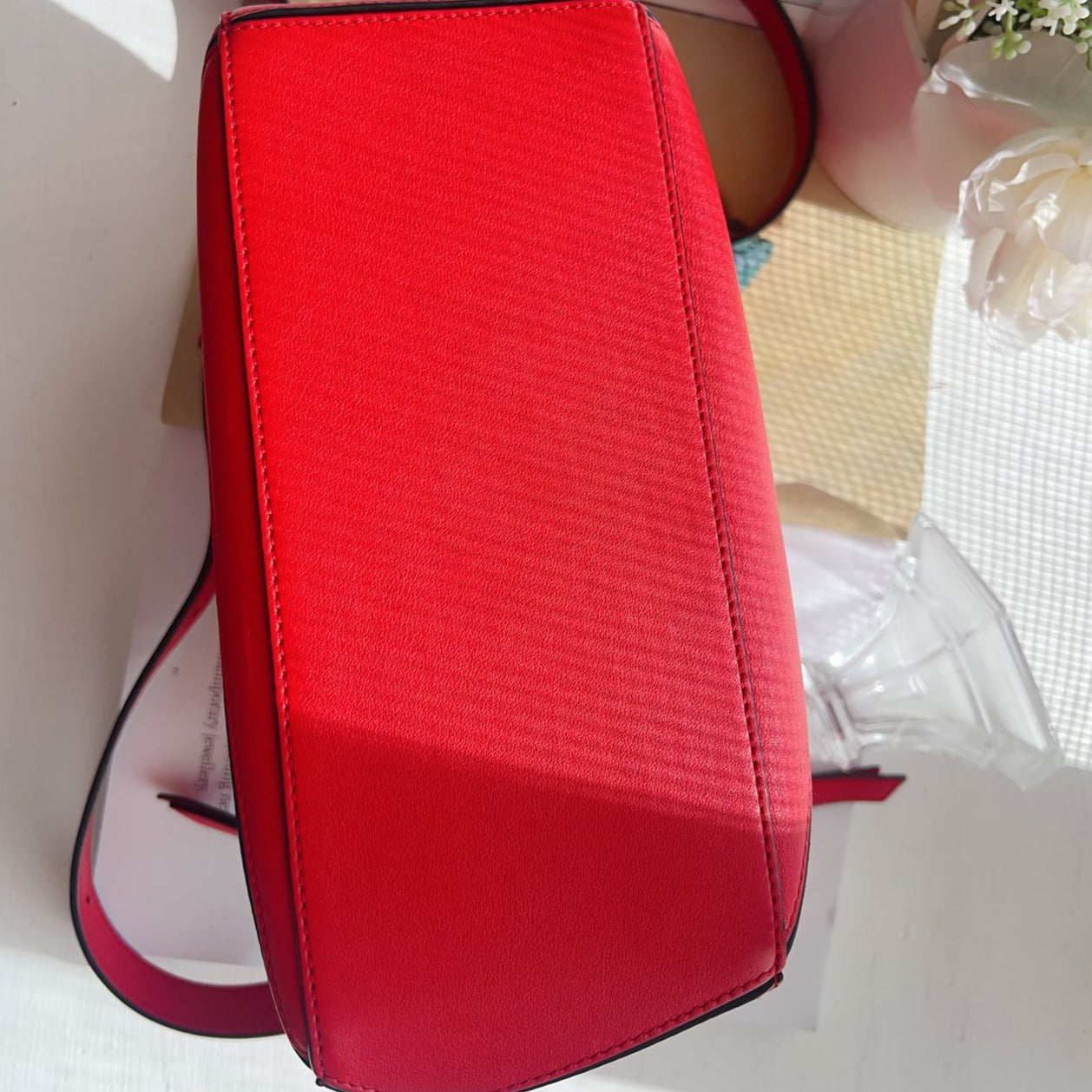 Loewe Calfskin Small Puzzle Bag Scarlet