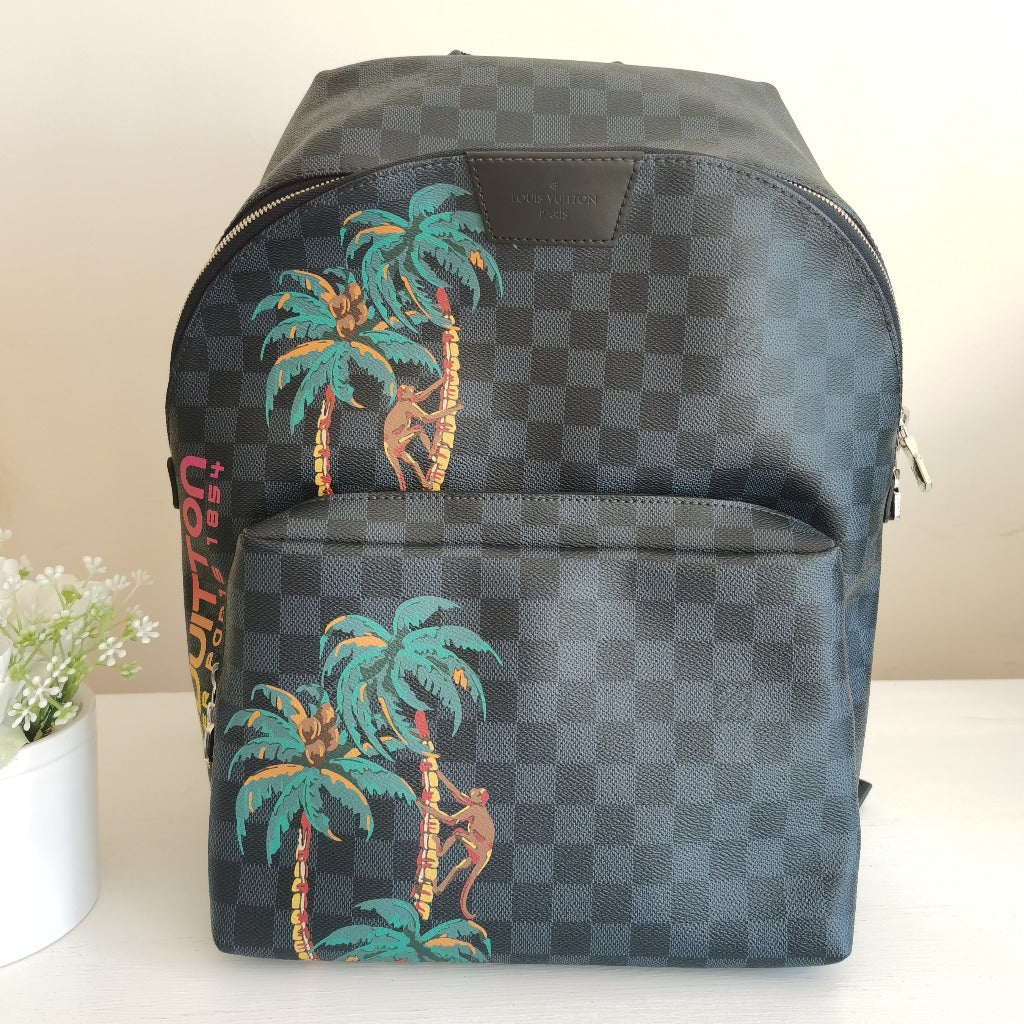 Louis Vuitton Apollo Backpack Limited Edition Damier Cobalt Jungle luxhub