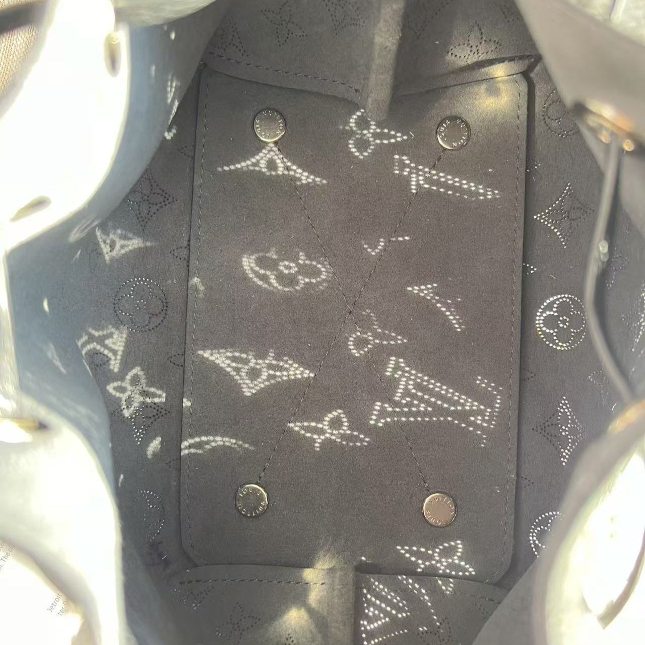 Louis Vuitton Bella Bucket Bag in Black