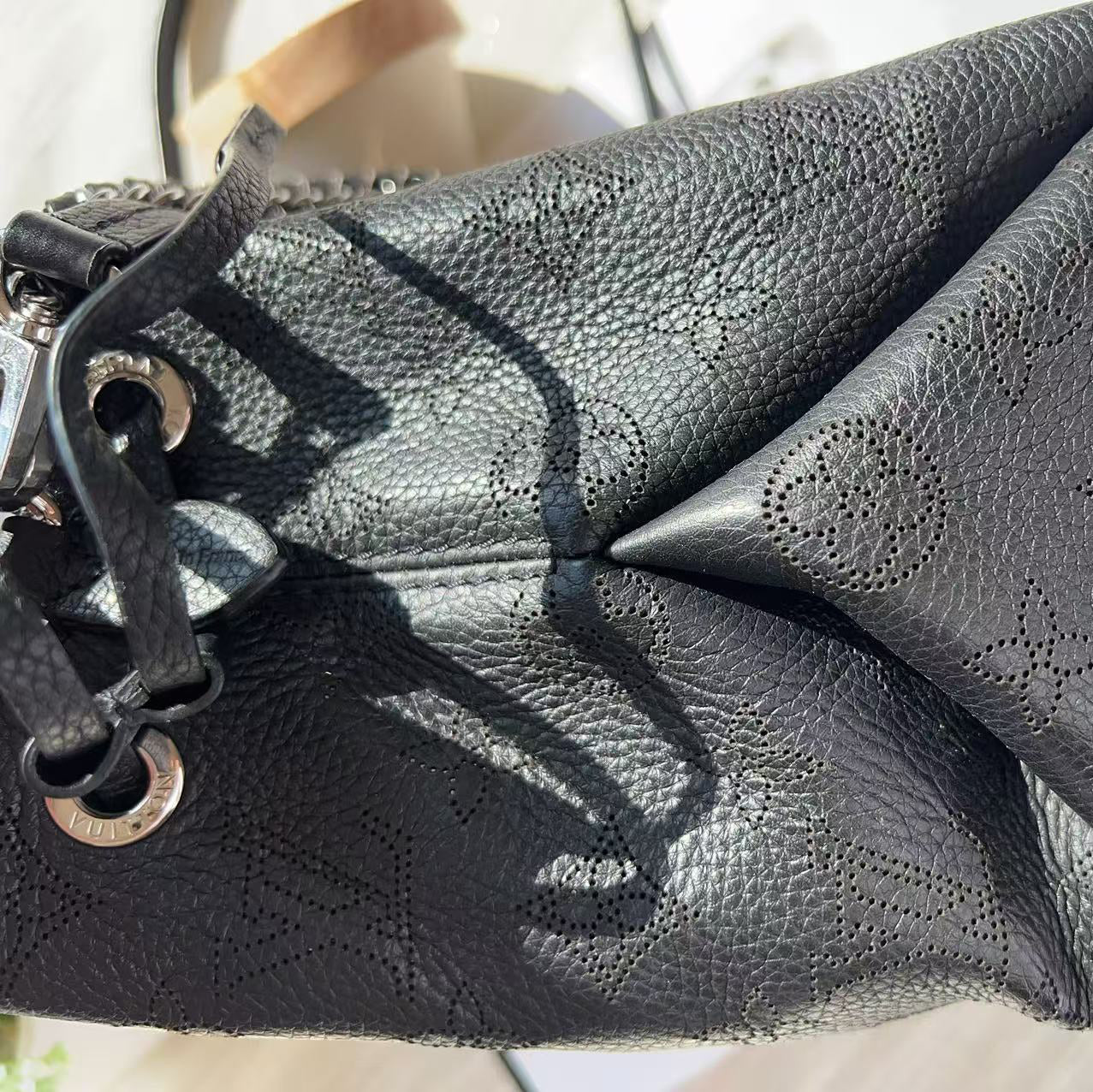 Louis Vuitton Bella Bucket Bag in Black
