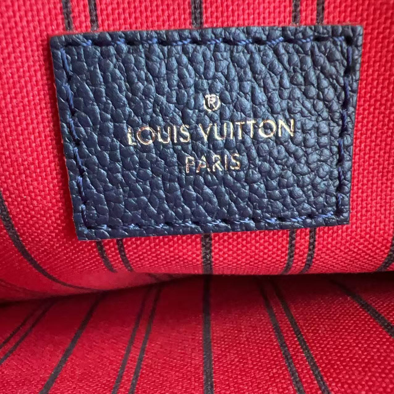 Louis Vuitton Empreinte Pochette Metis Marine Rouge
