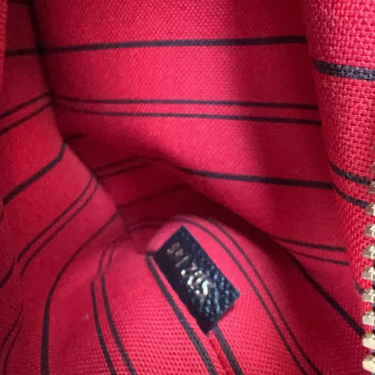 Louis Vuitton Empreinte Pochette Metis Marine Rouge