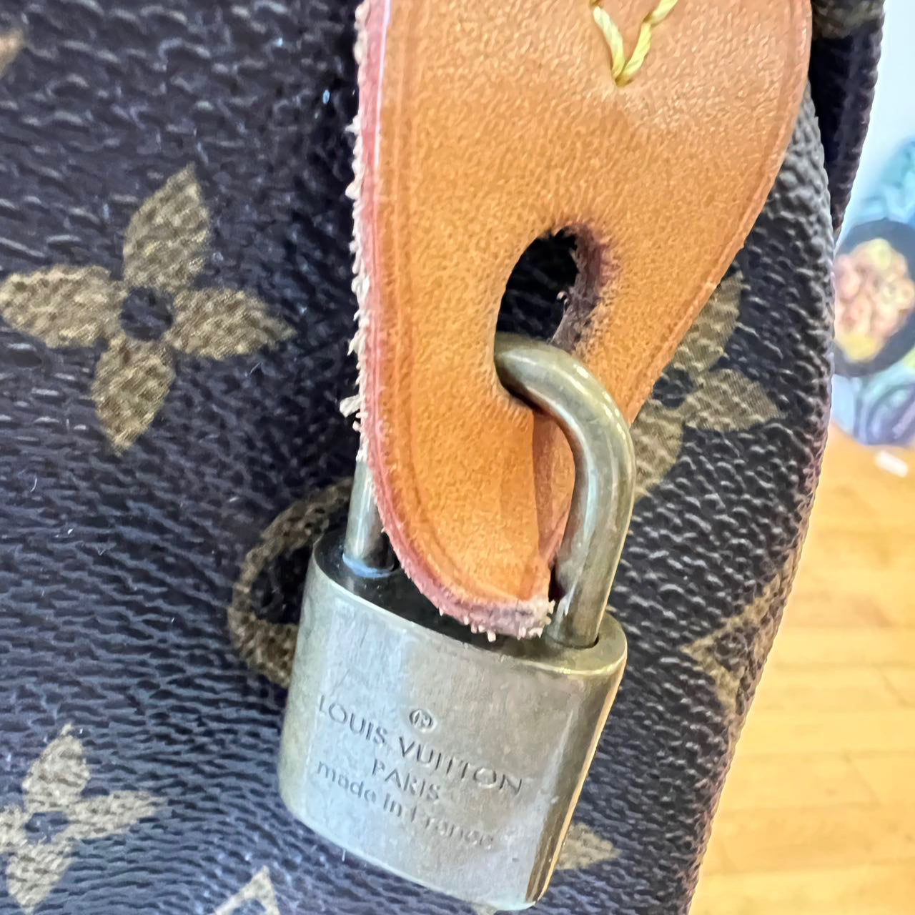 Louis Vuitton LV Monogram Speedy 35 Vintage