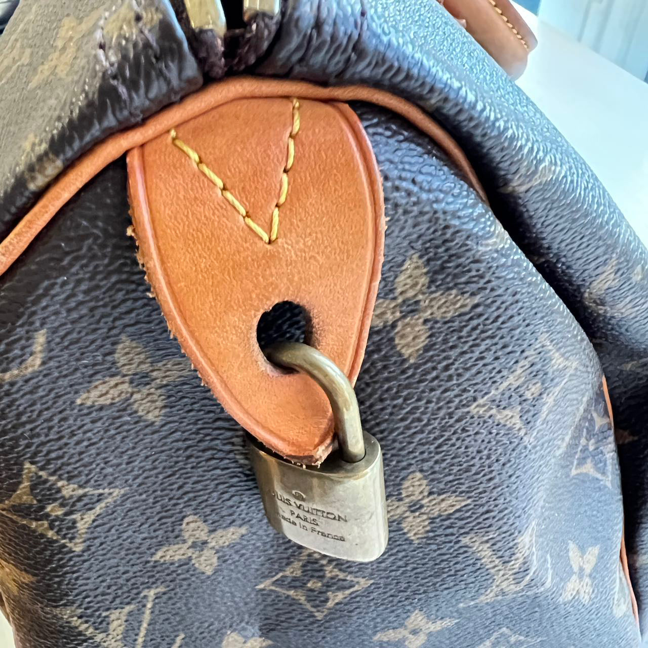 Louis Vuitton LV Monogram Speedy 35 Vintage