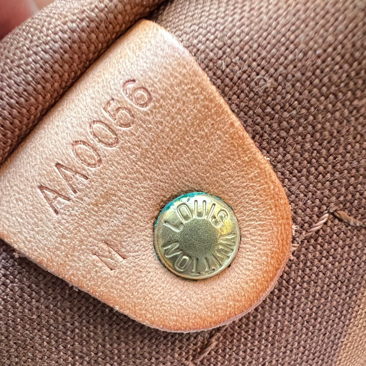 Louis Vuitton LV Monogram Speedy 35 Vintage