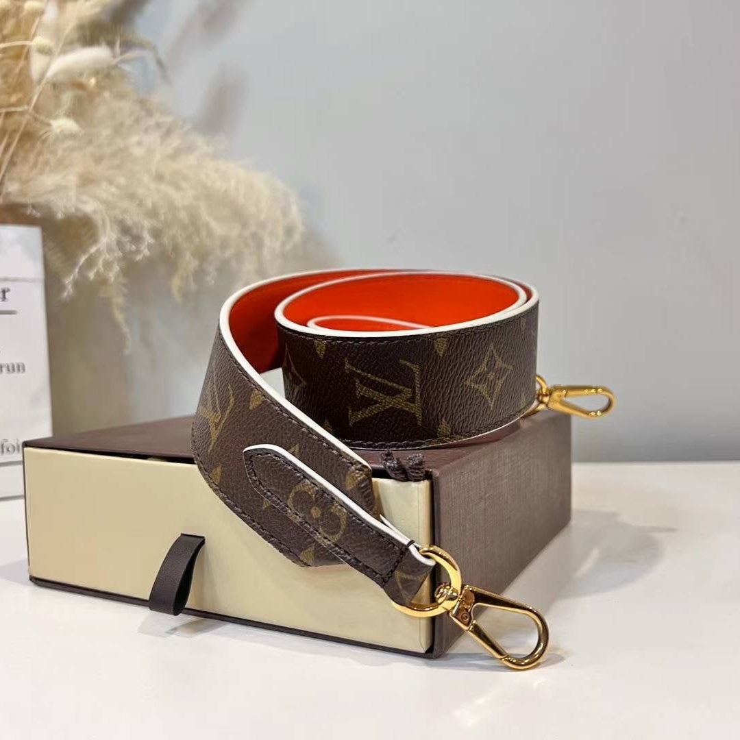 Louis Vuitton Monogram Bandoulière Shoulder Strap Orange