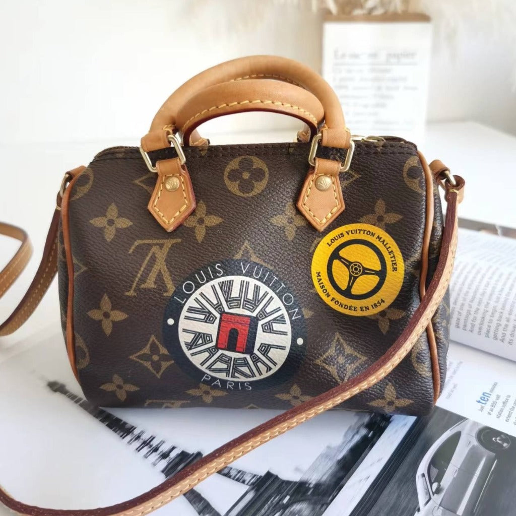 Louis Vuitton Monogram Nano Speedy World Tour