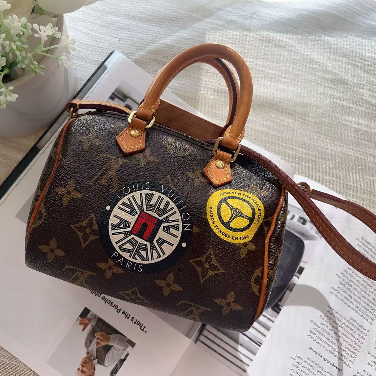 Louis Vuitton Monogram Nano Speedy World Tour