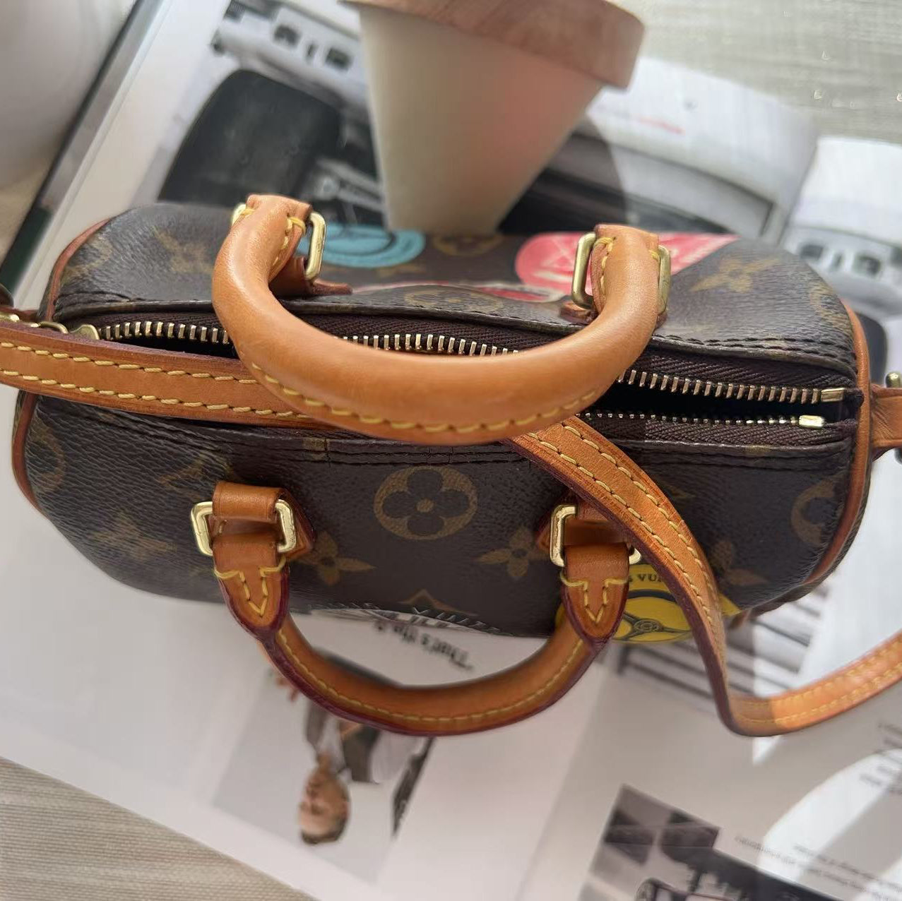 Louis Vuitton Monogram Nano Speedy World Tour