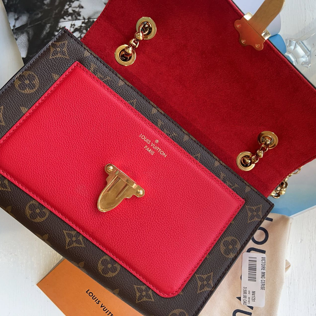 Louis Vuitton Monogram Victoire Cherry
