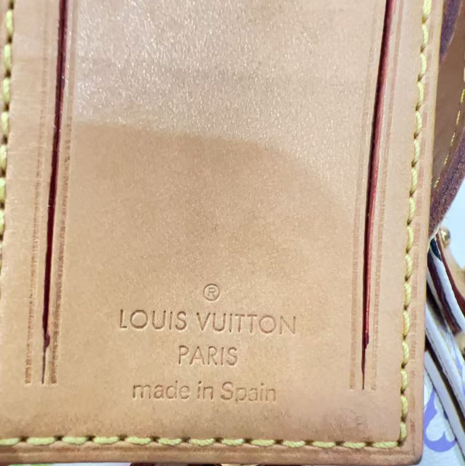 Louis Vuitton Multicolor Petit Noe in White