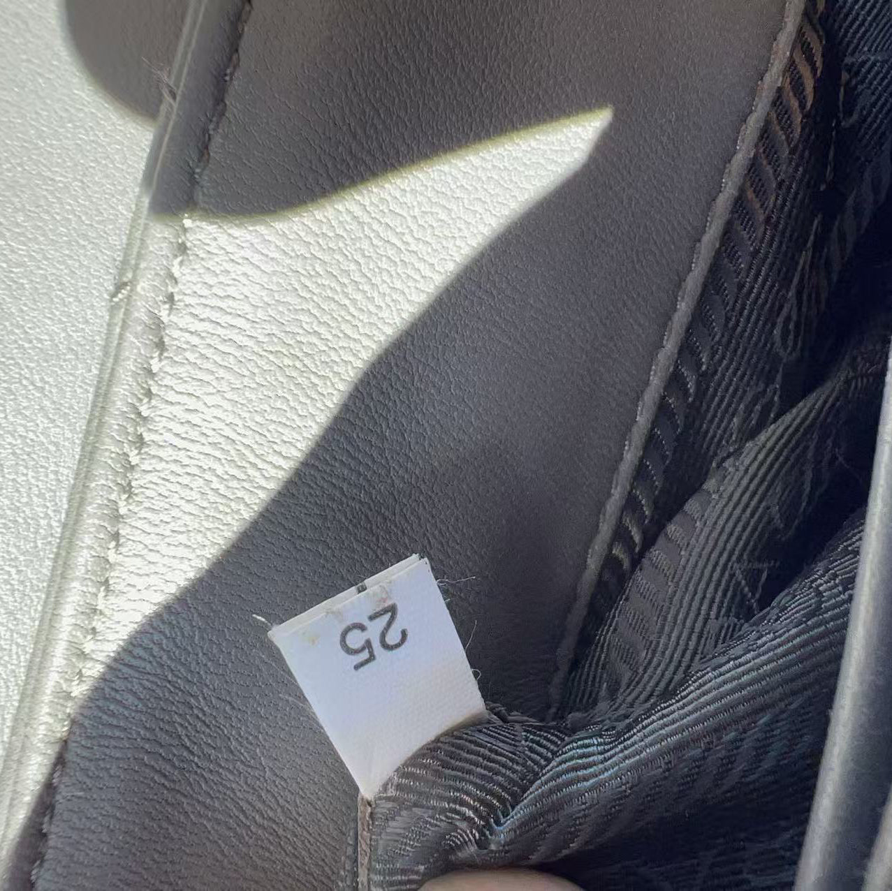 Prada Quilted Triangle Stitched Spectrum Bag Small