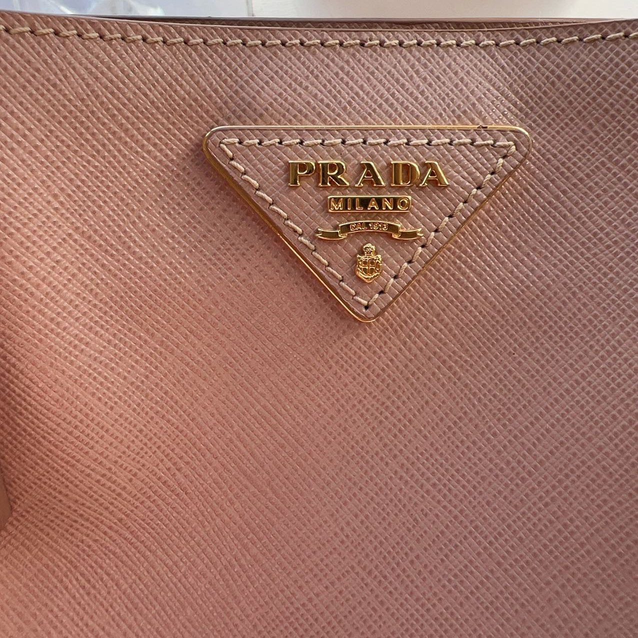 Prada Saffiano Medium Tote Cammeo