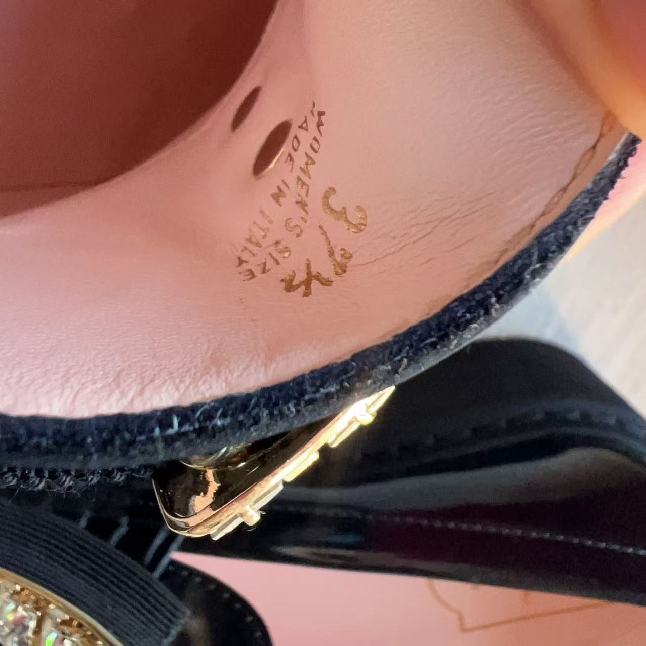 Roger Vivier Viv' Rangers Loafers in patent leather37.5 New