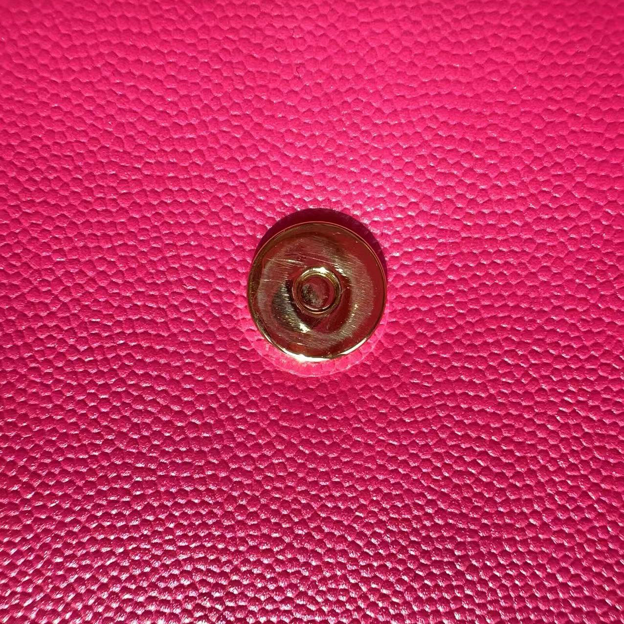 Saint Laurent Hot Pink Cassandre Leather Clutch Bag LP